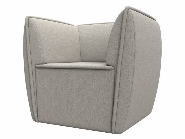 Кресло для отдыха "Бергамо" рогожка Амур бежевый, 125626