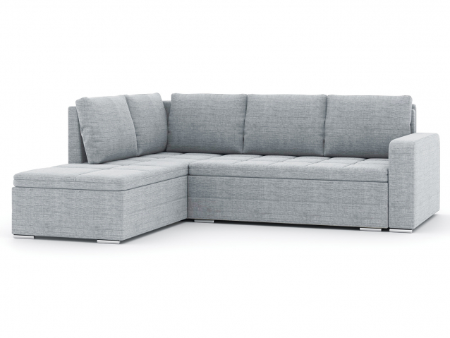 Угловой диван-кровать "Бромен", рогожка Дрим Люкс 8