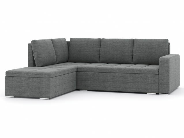 Угловой диван-кровать "Бромен", рогожка Дрим Люкс 11