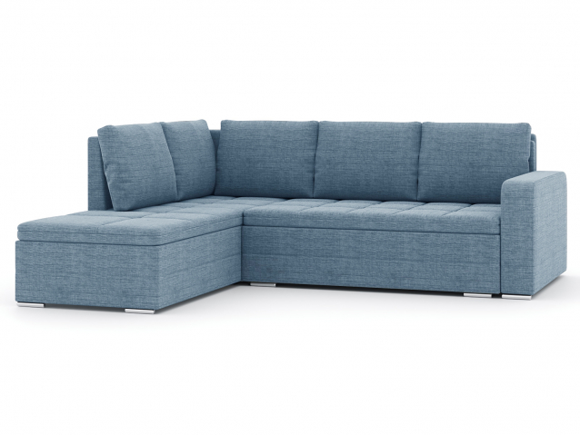 Угловой диван-кровать "Бромен", рогожка Дрим Люкс 18