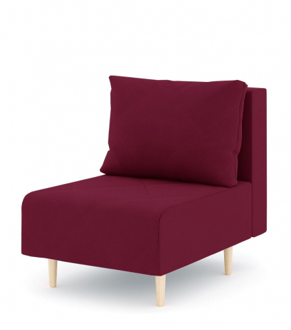 Кресло для отдыха "Mille (Милле) без подлокотников" велюр Зара Дизаер 38