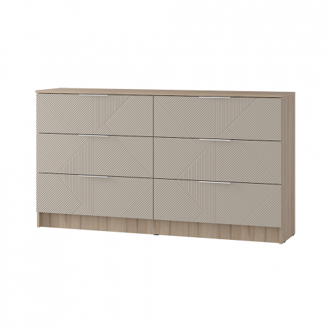 Комод "Эмилия" КМ-04, дуб смоки/Айриш (MF03)