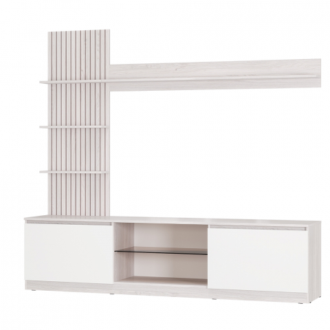 Гостиная "Убер" ГС-05, ясень белый/белый