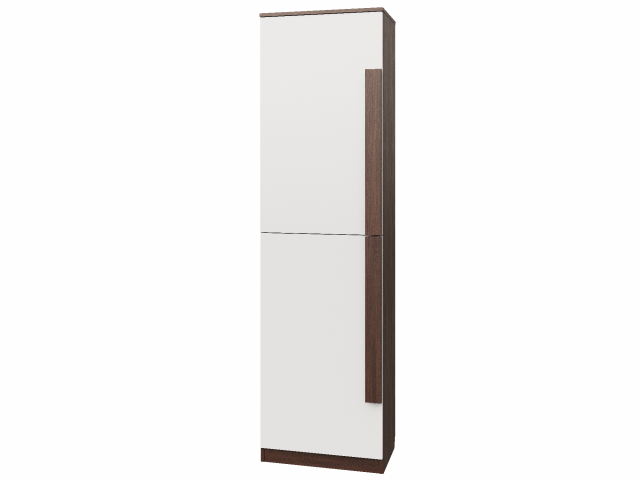 Шкаф для одежды 600 "Далия" модель 4, Амброзия/белый глянец