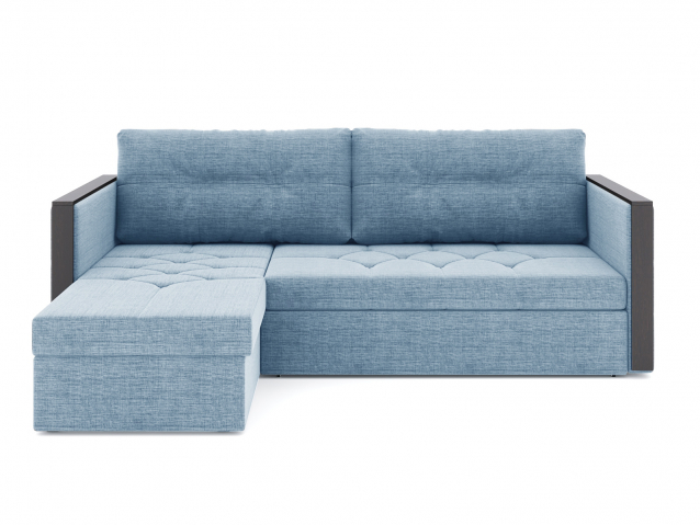 Угловой диван-кровать "Даймонд" дельфин, рогожка Дрим Люкс 18