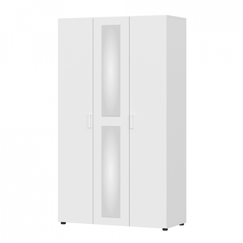 Шкаф трехстворчатый "Токио", белый текстурный