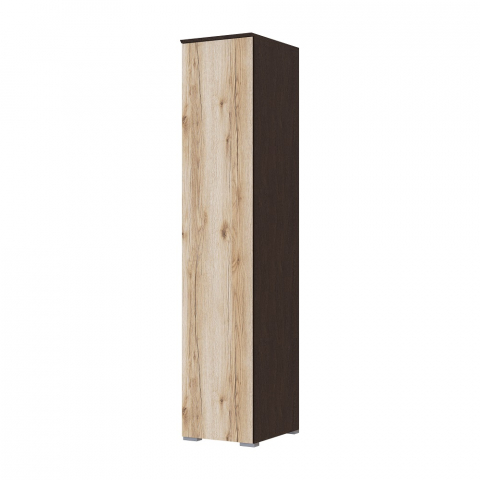 Шкаф-пенал для одежды "Плейона", венге/дуб делано