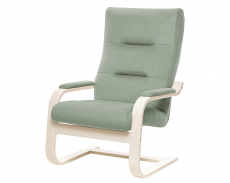 Кресло в велюре "leset (лесет) оскар" велюр v14/слоновая кость