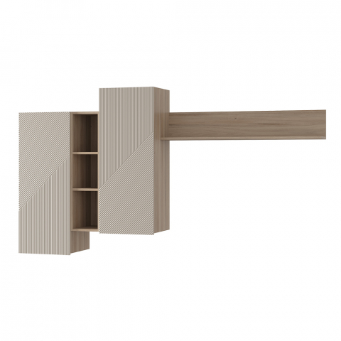 Гостиный модуль "Эмилия"  ГМ-12, дуб смоки/Айриш (MF03)