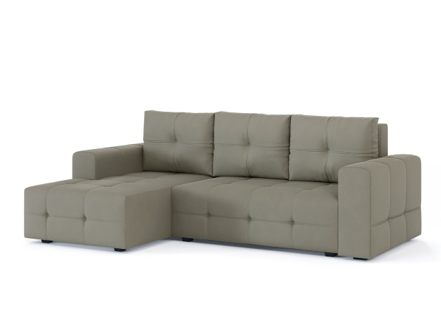 Угловой диван-кровать "Прадо" велюр Зара Лайт 04