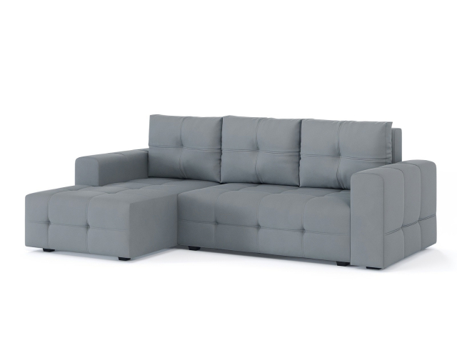 Угловой диван-кровать "Прадо" велюр Зара Маус 12