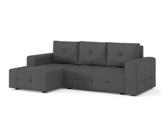 Угловой диван-кровать "Прадо" велюр Зара Грей 18