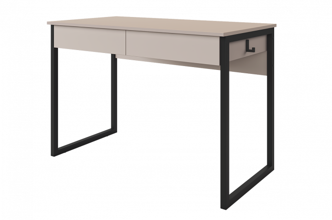 Стол письменный "Юниор", кашемир/черный муар