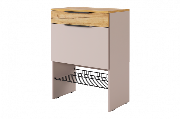 Обувница "Баско", кашемир/дуб крафт золотой