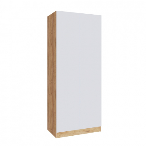 Шкаф универсальный "Руэлла", дуб крафт золотой/белый