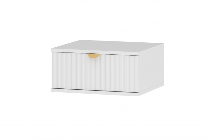 Тумба "Дакота" НМ 040.20, Меренга/белый