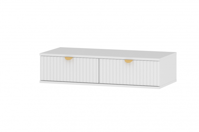 Тумба "Дакота" НМ 040.21, Меренга/белый