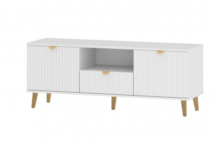 Тумба ТВА "Дакота" НМ 040.23, Меренга/белый