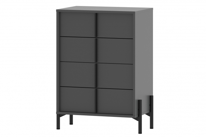 Комод "Тео" НМ 040.29, антрацит