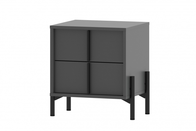 Тумба прикроватная "Тео" НМ 040.30, антрацит
