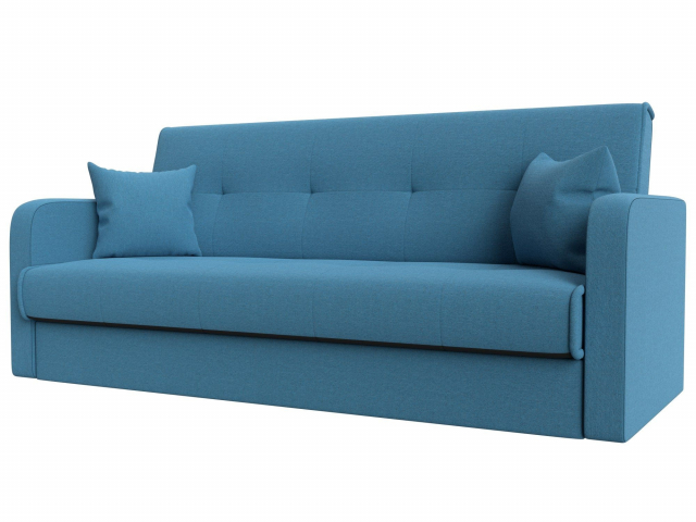 Диван-кровать книжка "Надежда" рогожка Амур голубой, 121130