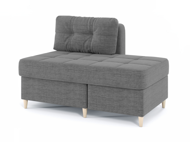 Софа "Уно 2", рогожка Дрим Грей