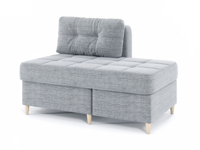 Софа "Уно 2", рогожка Дрим Лайт Грей