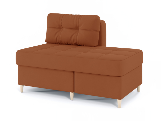 Софа "Уно 2", велюр Зара Мандарин 39