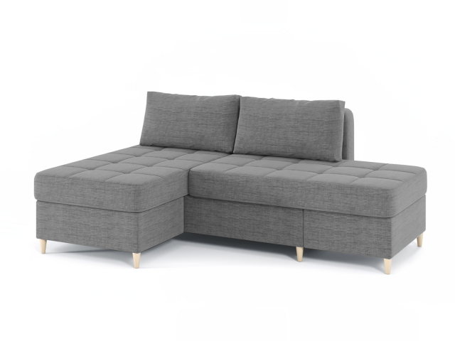 Угловой диван-кровать "Оливер 2", рогожка Дрим Люкс 11