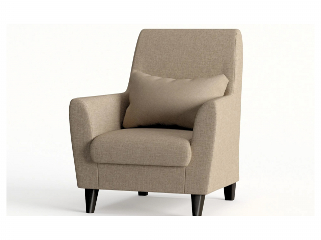 Кресло "Либерти" рогожка Dream Dark Beige (Дрим Дарк беж)