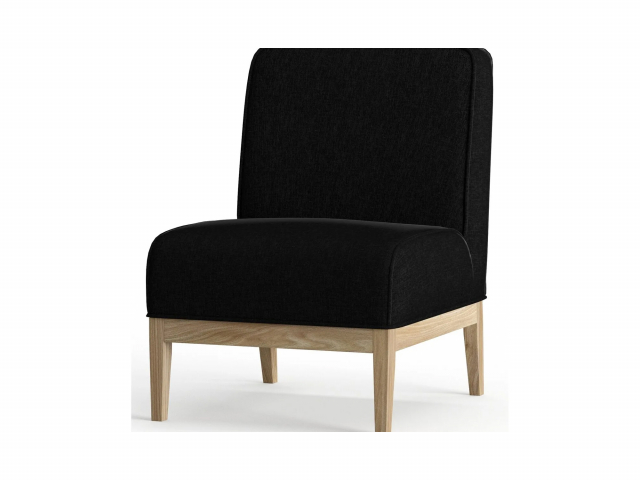 Кресло "Марвин", рогожка Dream Black (Дрим блэк)