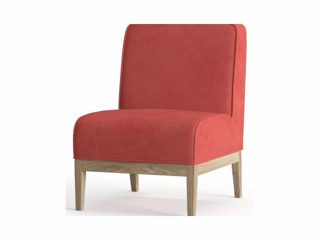 Кресло "Марвин", велюр Max Orange (Макс оранж)