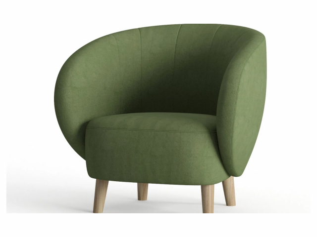 Кресло "Тейлор", велюр Maserati Green (Мазерати Грин)