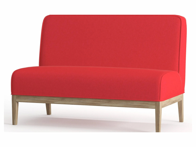 Диван прямой "Марвин", рогожка Dream Red (Дрим Ред)