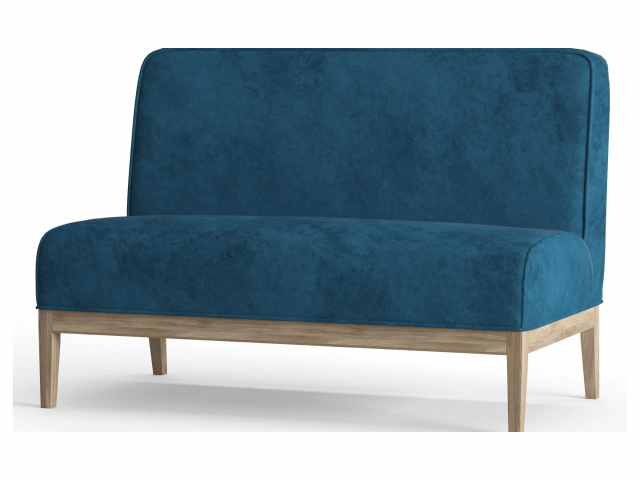 Диван прямой "Марвин", велюр Maserati Blue (Мазерати Блю)