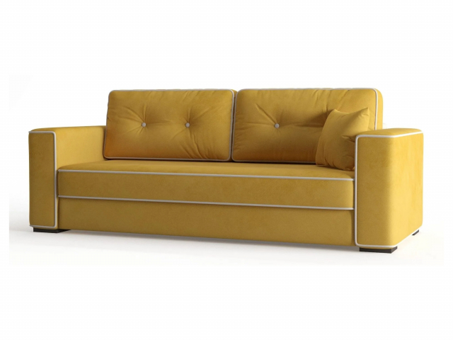 Диван-кровать "Принстон, велюр Max Yellow (Макс Йеллоу)