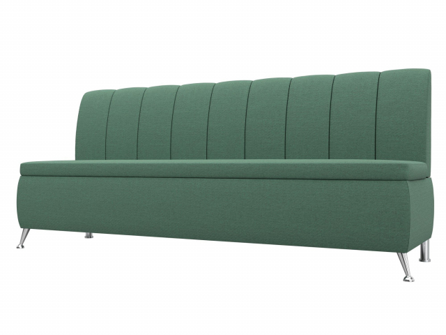 Кухонный диван "Кантри" рогожка Амур зеленый, 123745