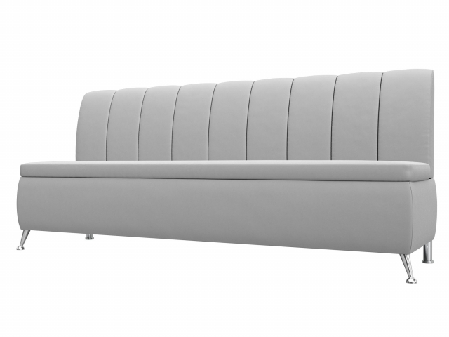 Кухонный диван "Кантри" белая экокожа, 100155