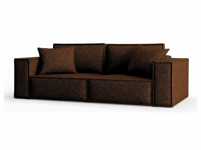 Диван-кровать "Loft (Лофт)", рогожка Dream Brown (Дрим браун)