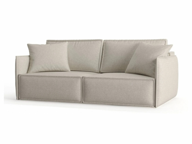 Диван-кровать "Стенли", рогожка Dream Beige (Дрим беж)