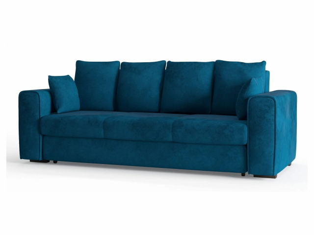 Диван-кровать "Belfest (Белфест)", велюр Maserati Blue (Мазерати Блю)