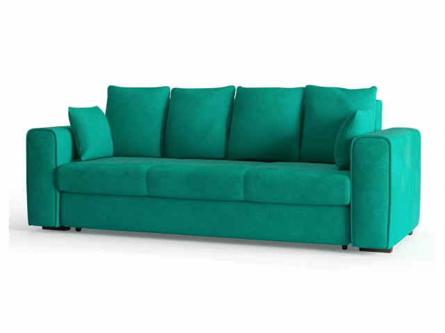 Диван-кровать "Giverny (Гивернй)", велюр Zara Birusa (Зара бирюза)