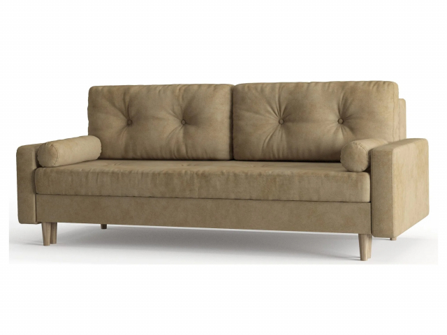 Диван-кровать "Belfast (Белфаст)", велюр Maserati Cappuchino (Мазерати Каппучино)