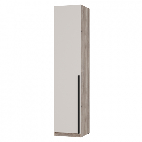 Шкаф-пенал "Урбан ПН-01", дуб смоки/Кашемир