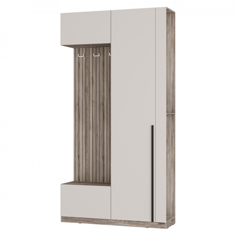 Прихожая "Урбан ПР-01", дуб смоки/Кашемир