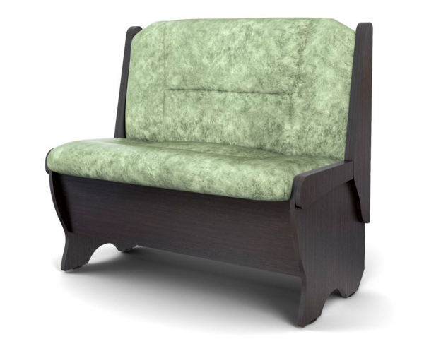 Кухонная скамья "Лотос" большая 950 мм, венге/велюр мохито