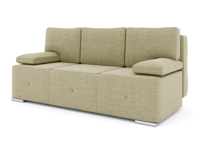 Диван-кровать "Хавьер" еврокнижка, рогожка Дрим Дарк Беж