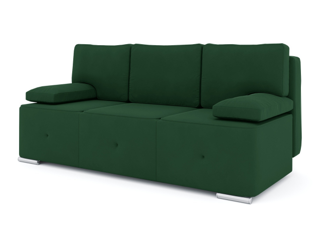 Диван-кровать "Хавьер" еврокнижка, велюр Зара Малахит 33