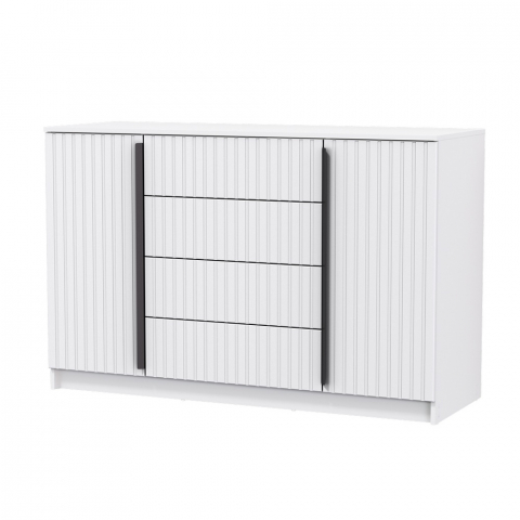 Комод 67.11 "Брандо" белый/фасад МДФ ПВХ белый матовый