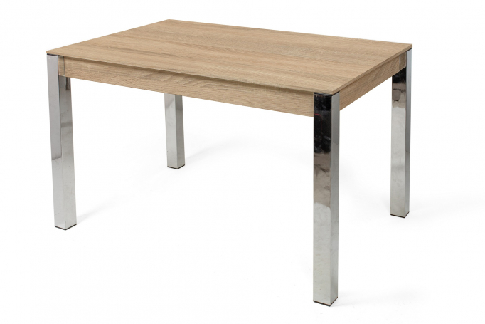 Обеденный стол "Милан-1" дуб сонома, хром